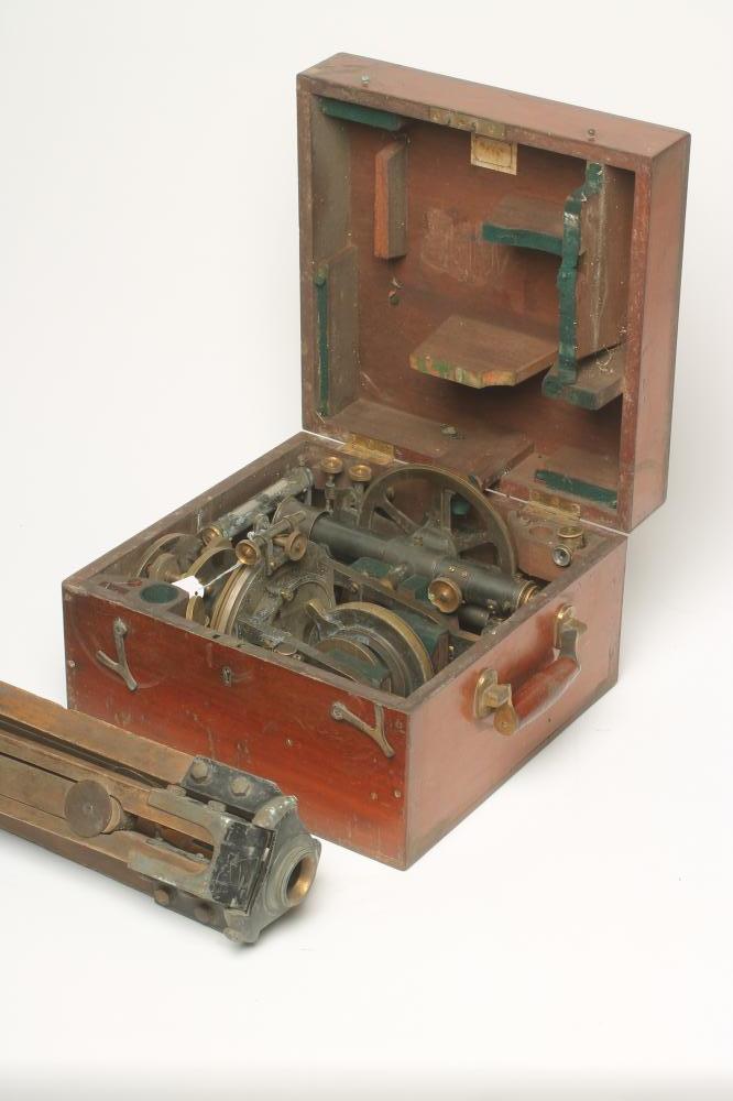 A BRASS THEODOLITE by Elliot Bros. Image