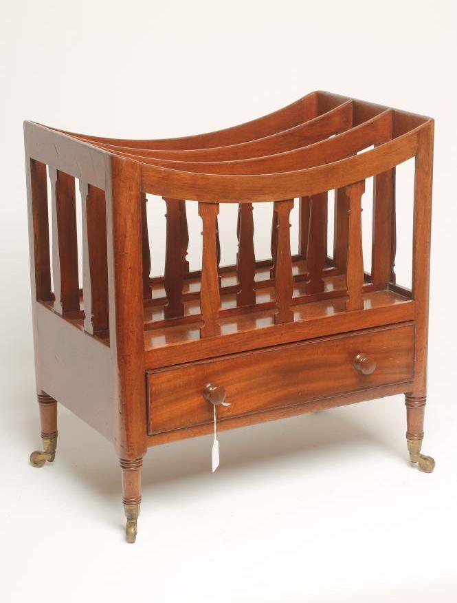 A GEORGIAN MAHOGANY CANTERBURY Image