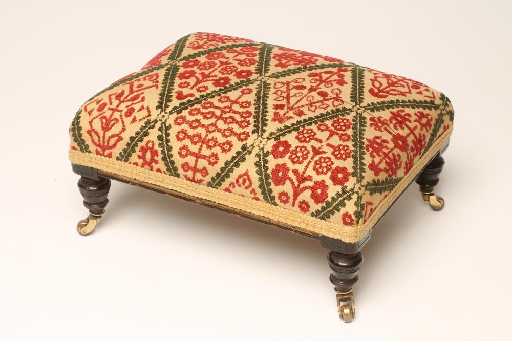 AN AESTHETIC EBONISED FOOTSTOOL by Gillows Image