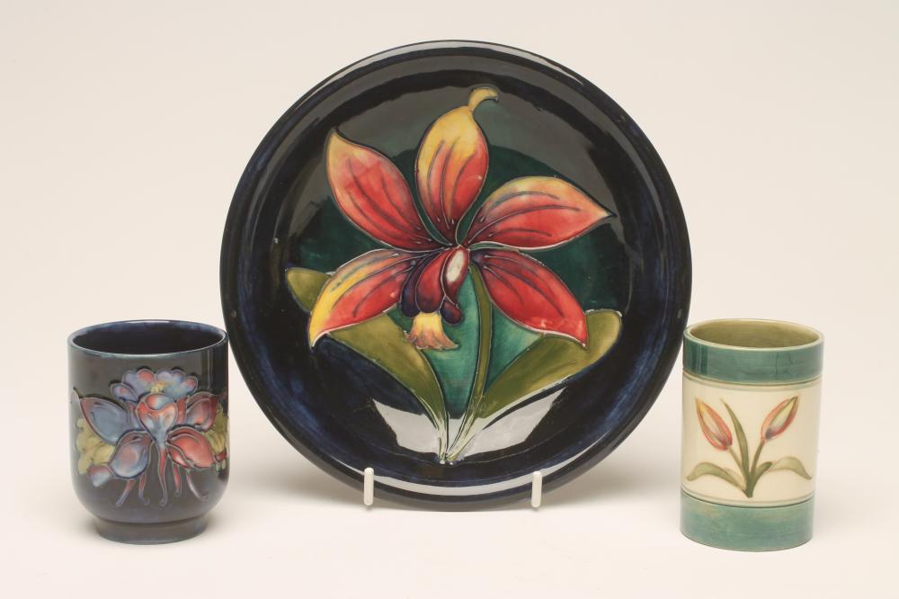 TWO MOORCROFT POTTERY SMALL POTS Image