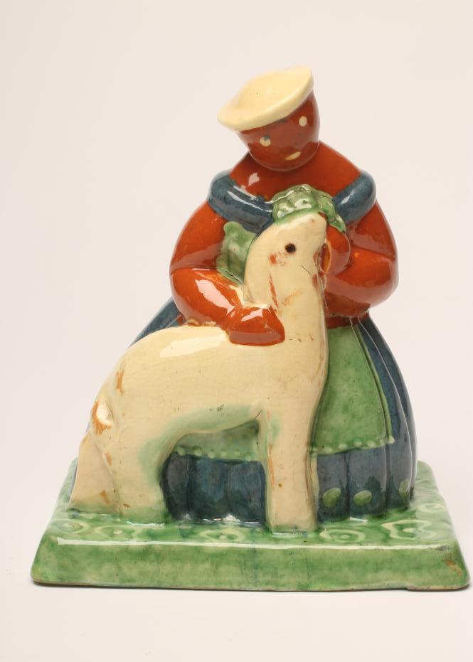 A PRIMAVERA TERRACOTTA FIGURE Image