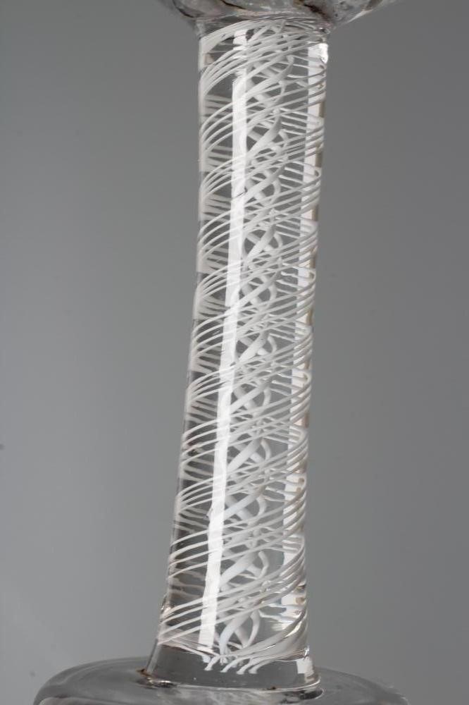 A JACOBITE WINE GLASS Image