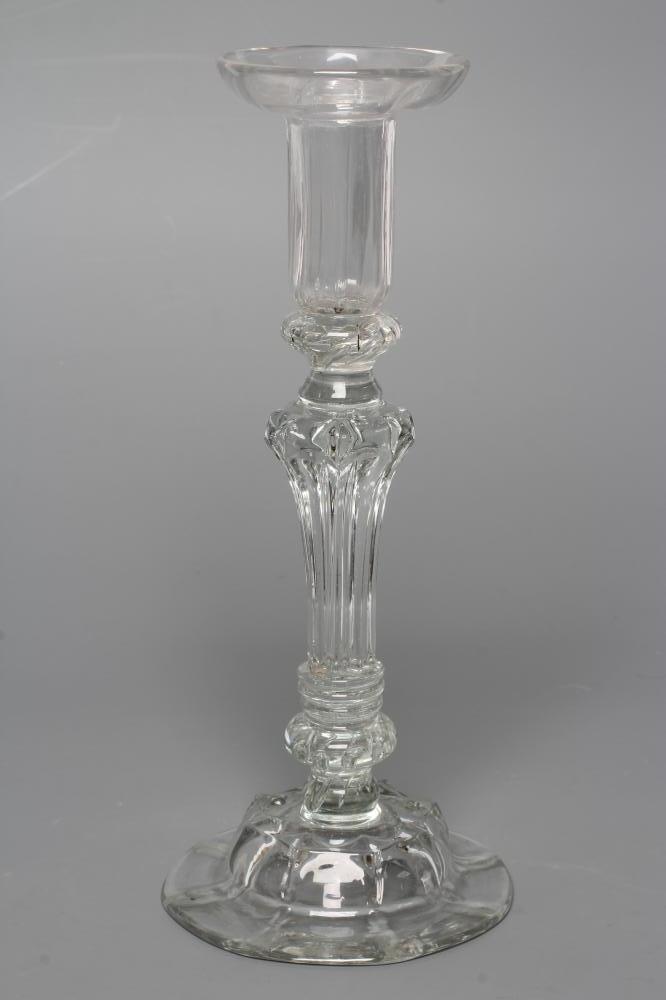 A GLASS CANDLESTICK Image