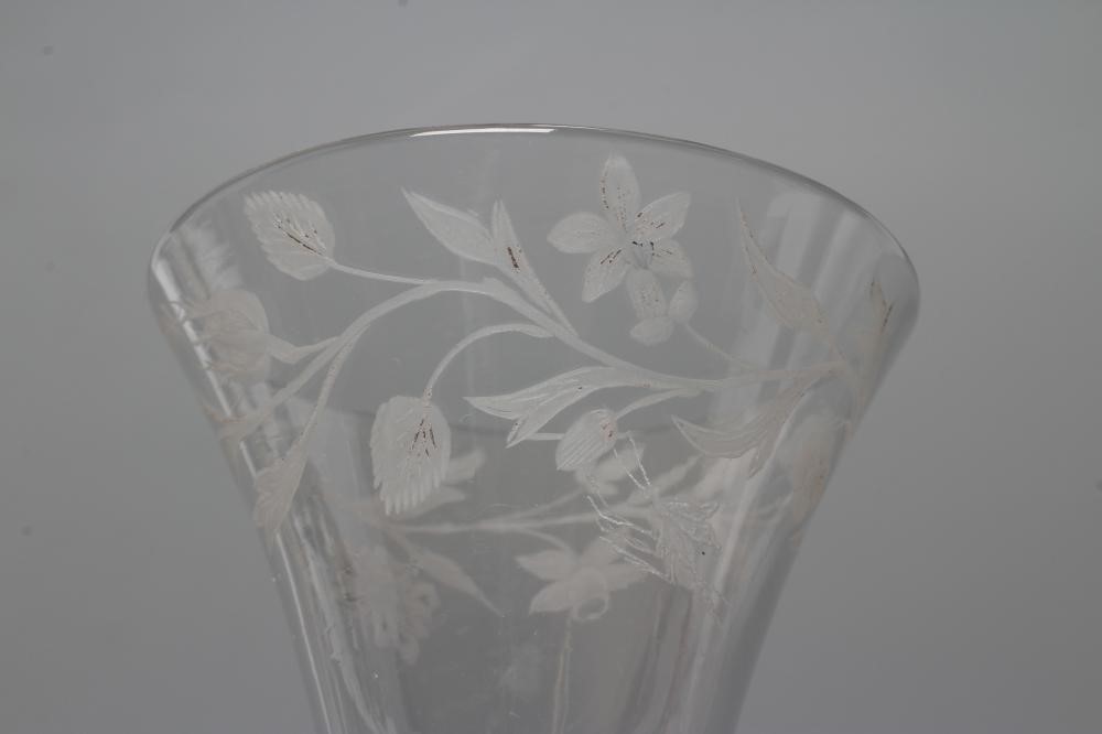A JACOBITE WINE GLASS Image