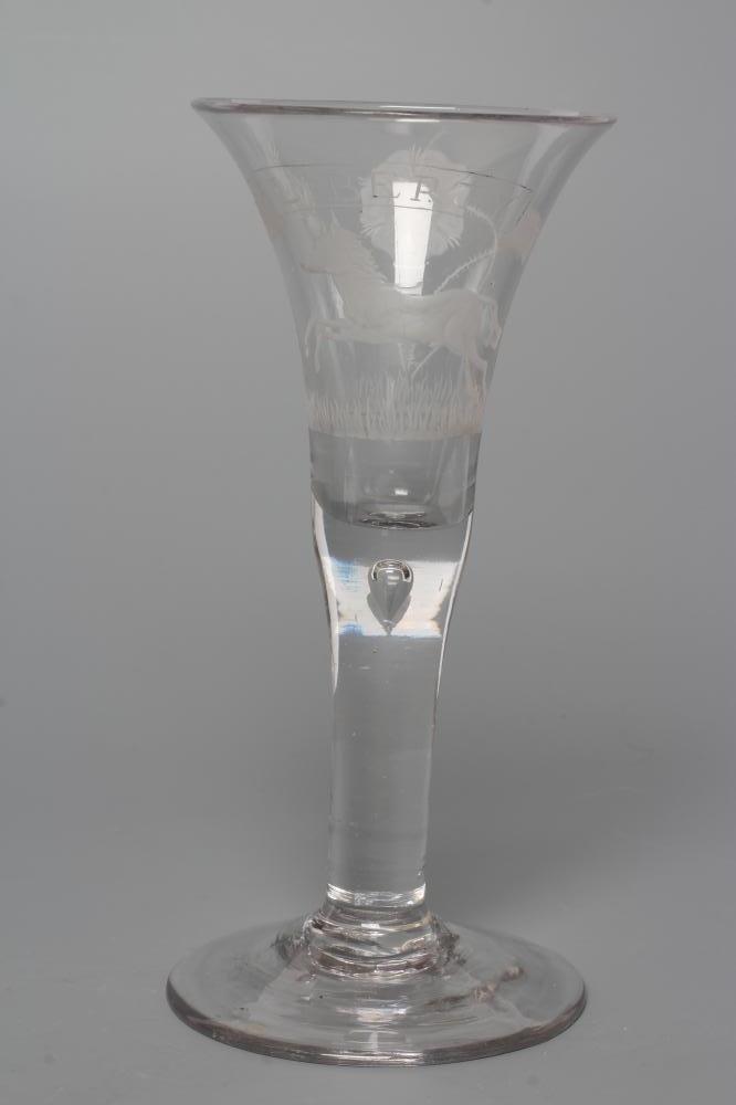 A "LIBERTY" WINE GLASS Image