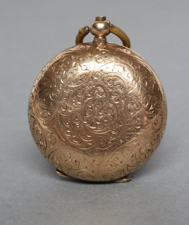 AN EDWARDIAN 9CT GOLD SOVEREIGN CASE Image