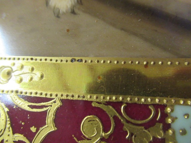 A VIENNA PORCELAIN LARGE PLAQUE Image