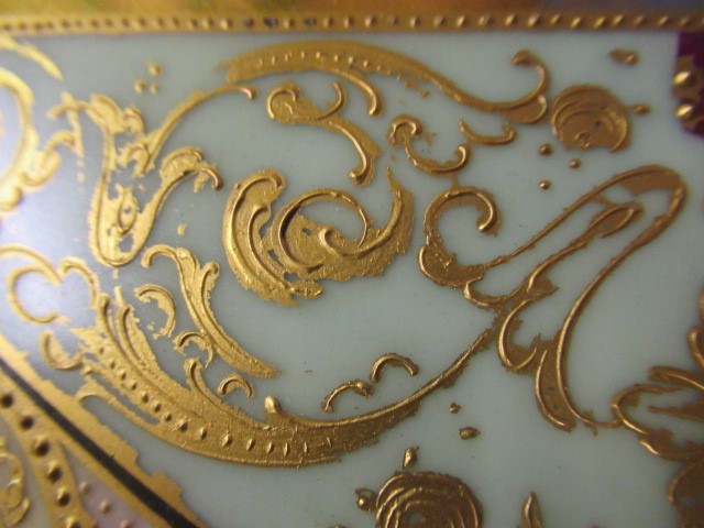 A VIENNA PORCELAIN LARGE PLAQUE Image