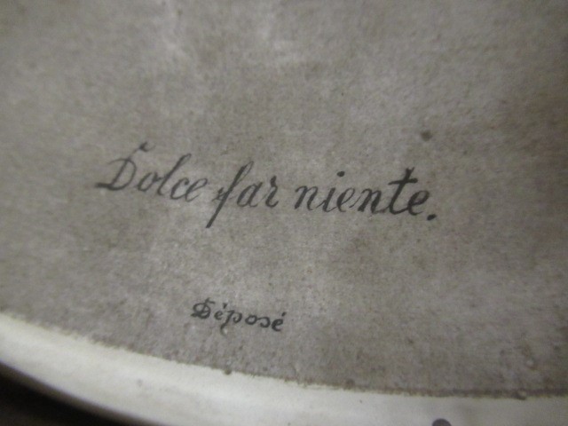 A VIENNA PORCELAIN LARGE PLAQUE Image