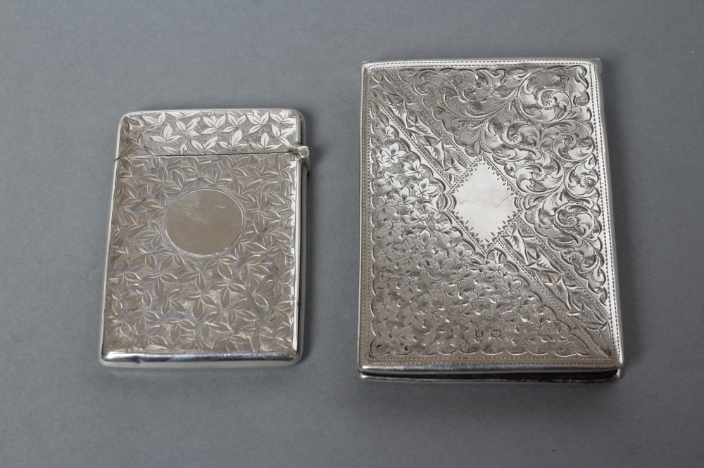 A LATE VICTORIAN SILVER AIDE MEMOIRE Image