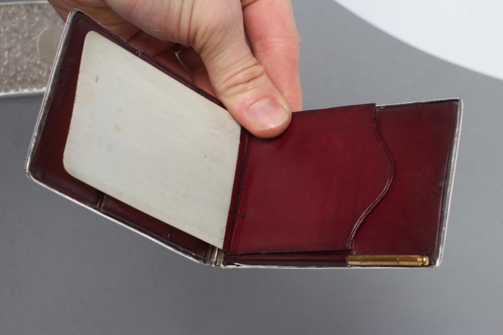 A LATE VICTORIAN SILVER AIDE MEMOIRE Image