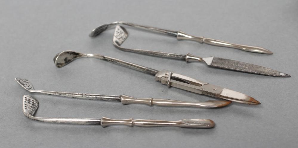 OF GOLFING INTEREST- a novelty five piece manicure set Image