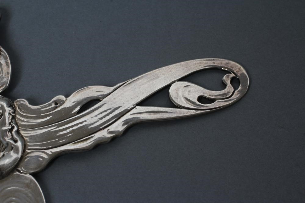 AN ART NOUVEAU STYLE SILVER PAPER KNIFE Image