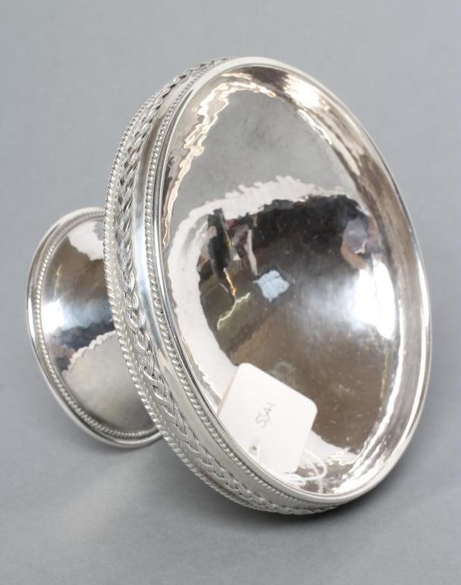 AN ARTS AND CRAFTS SILVER PEDESTAL BOWL Image