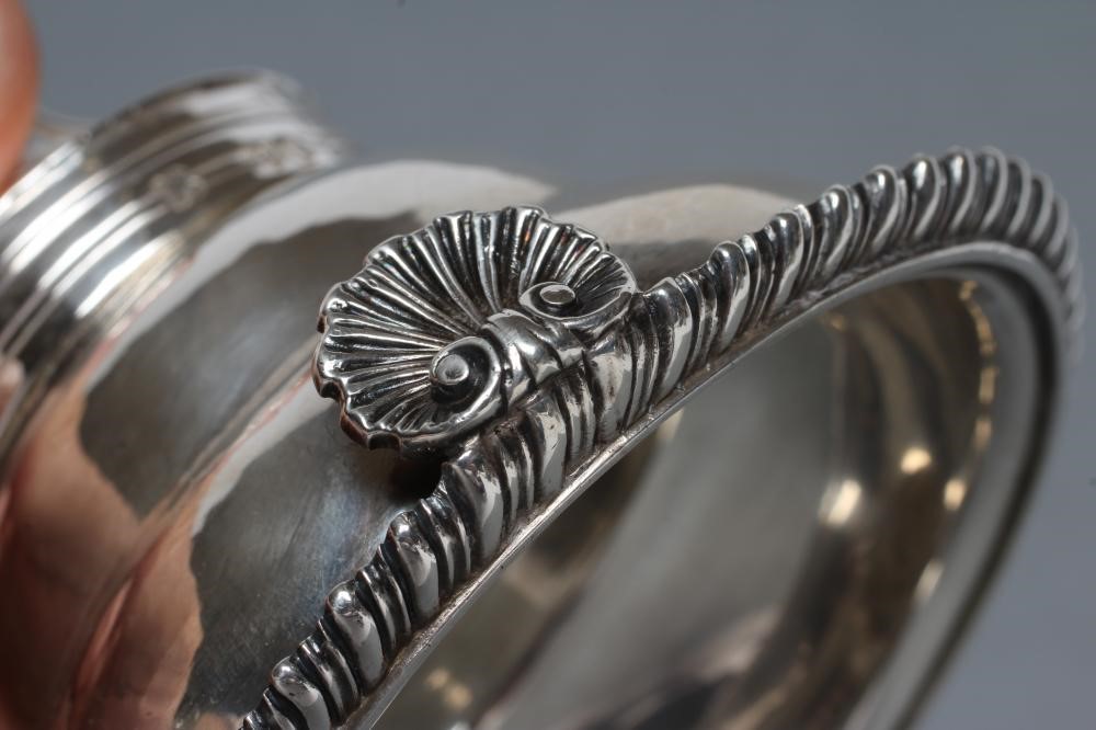A GEORGE IV SILVER WINE FUNNEL Image