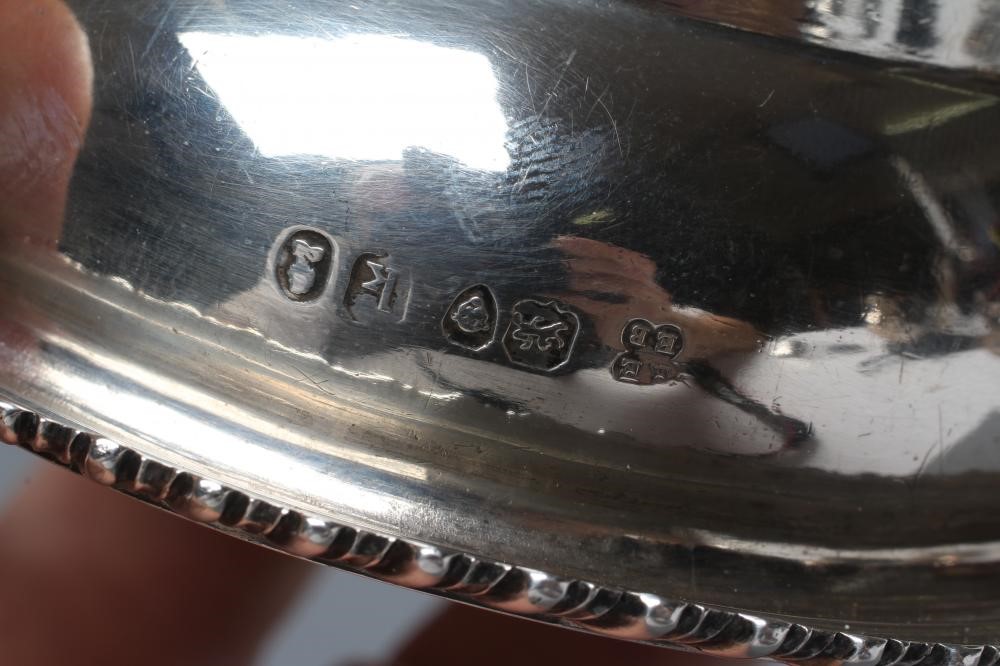 A GEORGE IV SILVER WINE FUNNEL Image