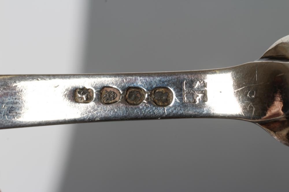 A LATE GEORGE III SILVER MARROW SCOOP, maker Peter and William Bateman, London 1813, of typical Image