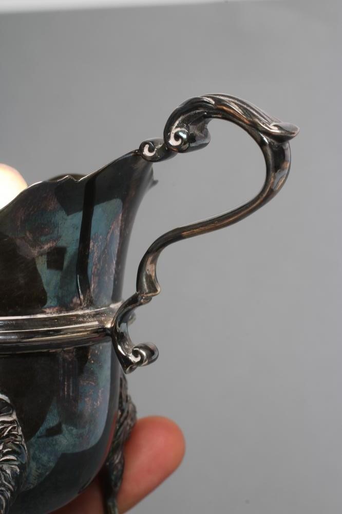 A GEORGIAN STYLE SILVER CREAM JUG Image