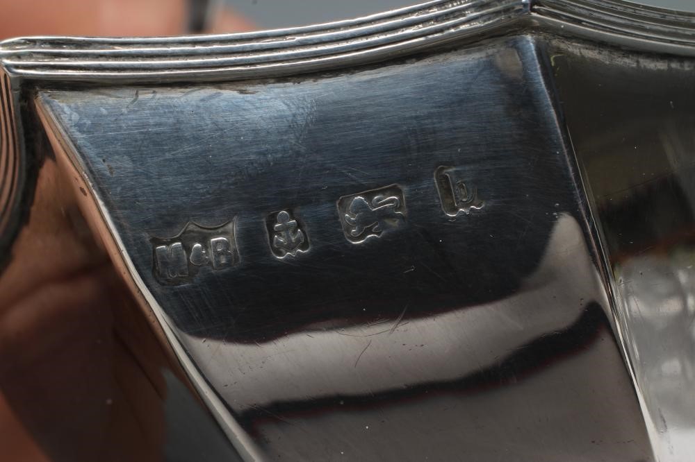 A LATE VICTORIAN SILVER SUGAR BASKET Image