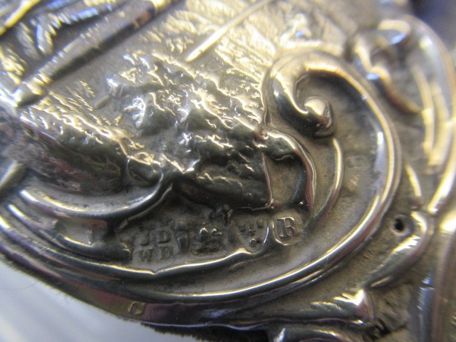 OF BOER WAR INTEREST - a late Victorian easel back photograph frame Image