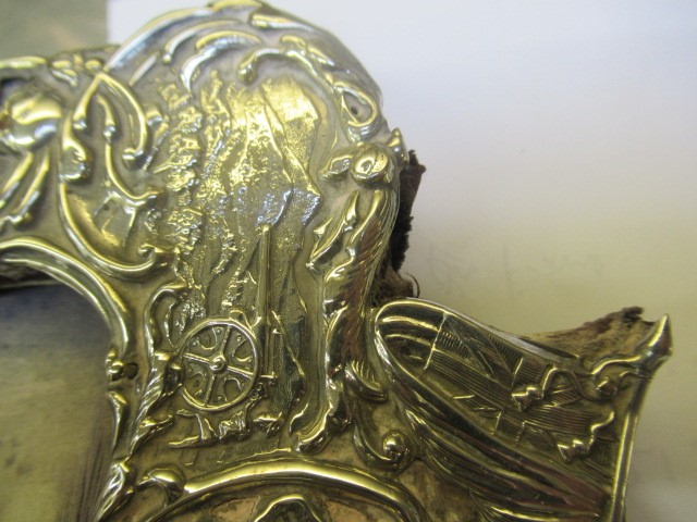 OF BOER WAR INTEREST - a late Victorian easel back photograph frame Image