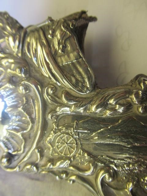 OF BOER WAR INTEREST - a late Victorian easel back photograph frame Image