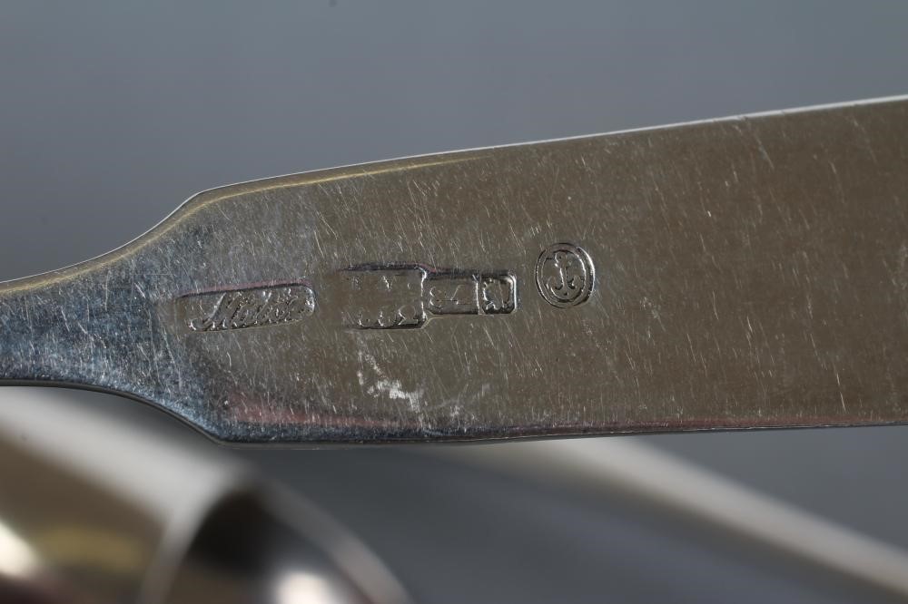 A COMPOSITE PAIR OF SILVER MEDICINE SPOONS Image