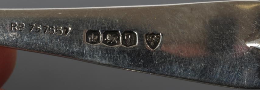 A COMPOSITE PAIR OF SILVER MEDICINE SPOONS Image