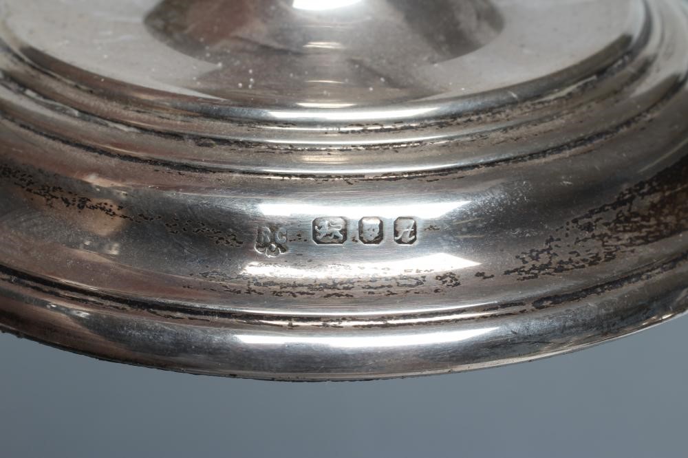 A SILVER TWO BRANCH CANDELABRUM Image