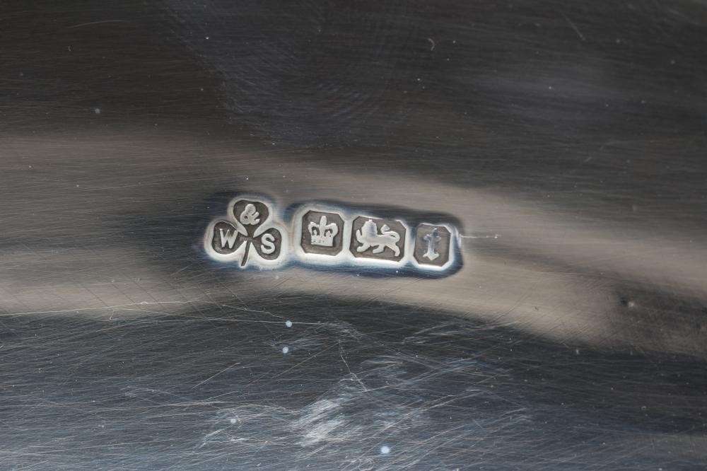 A SILVER FRUIT BASKET Image