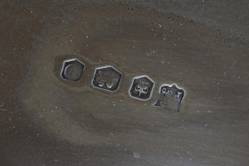 A LARGE SILVER SALVER Image