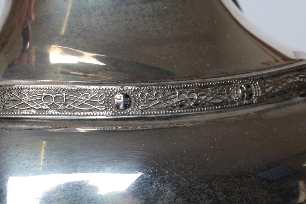 A FOUR PIECE SILVER TEA SERVICE Image