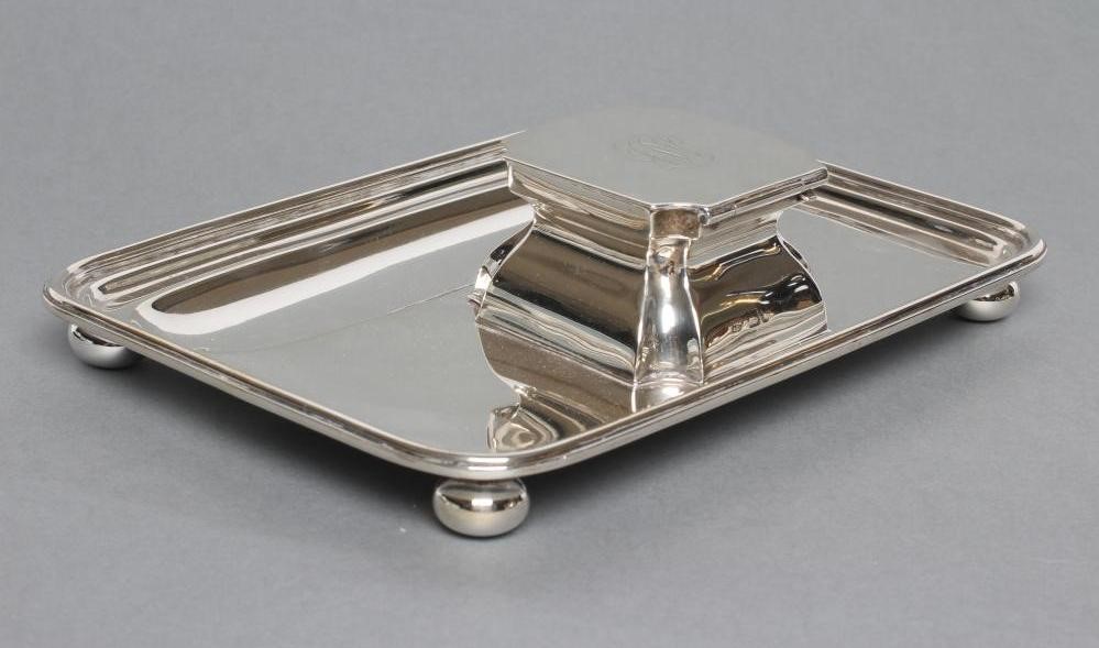 A SILVER DESK STANDISH Image