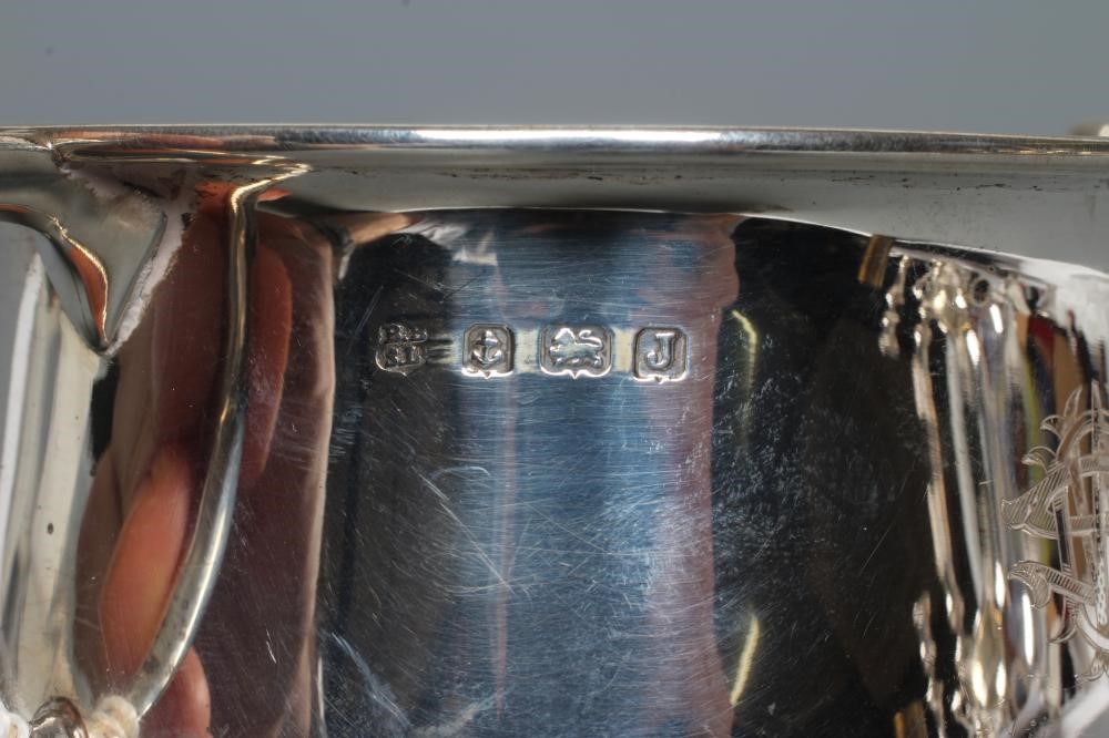 A TWO PIECE SILVER CHRISTENING SET Image