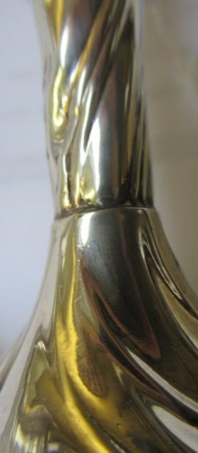 A PAIR OF EDWARDIAN ART NOUVEAU SILVER VASES Image