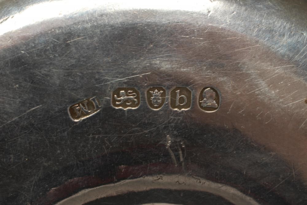 A LATE GEORGE III SILVER CHAMBERSTICK Image