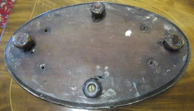A GEORGE III IRISH SILVER GALLERIED OVAL STAND Image