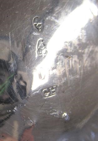 A GEORGE III IRISH SILVER GALLERIED OVAL STAND Image