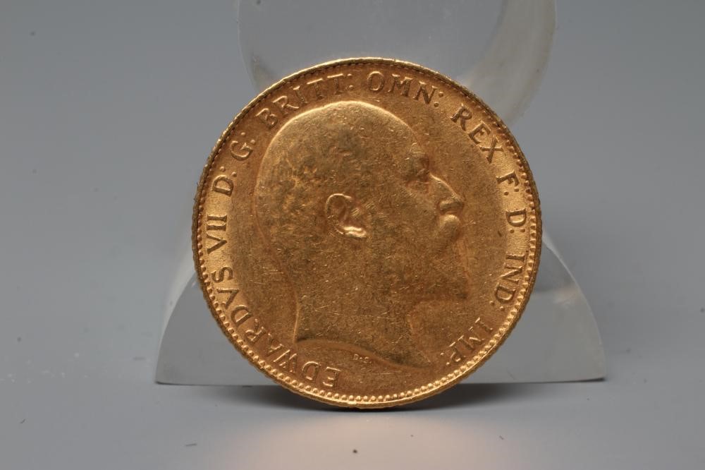 AN EDWARD VII SOVEREIGN, 1907, 8g (Est. plus 20% premium) Image