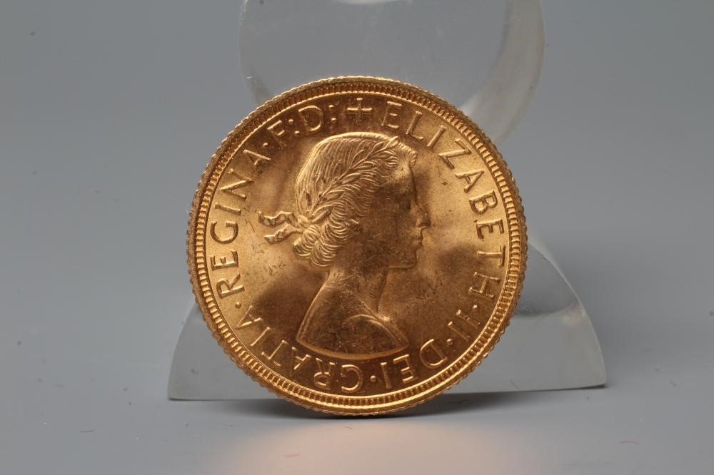 AN ELIZABETH II SOVEREIGN, 1959, 8g (Est. plus 20% premium) Image
