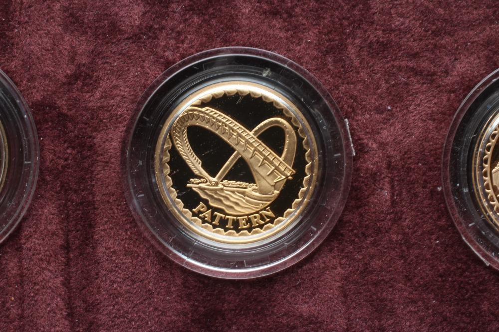 AN ELIZABETH II PROOF "BRIDGES PATTERN COLLECTION", 2003, each 19.6g, in capsules and cased with Image