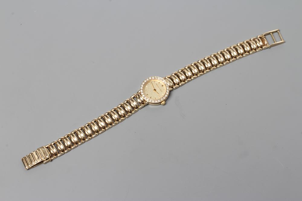 A LADY'S 9CT GOLD BEUCHE GIROD WRISTWATCH Image