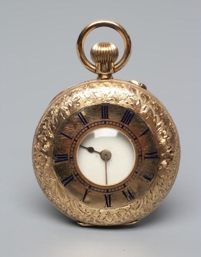 A HALF HUNTER TOP WIND FOB WATCH Image