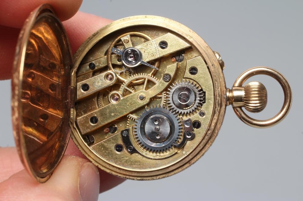 A HALF HUNTER TOP WIND FOB WATCH Image