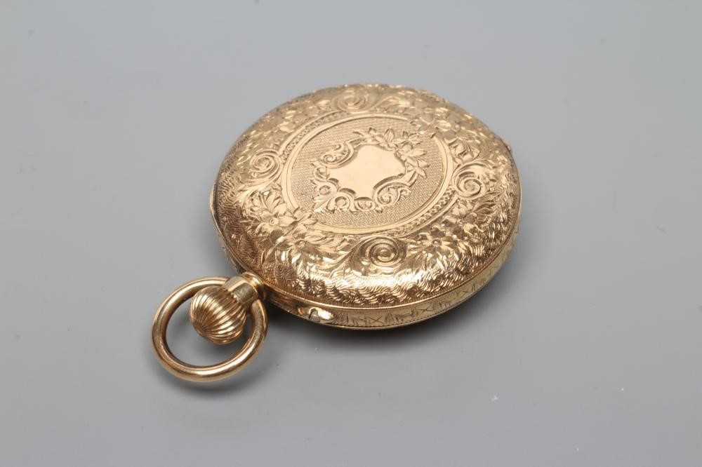 A HALF HUNTER TOP WIND FOB WATCH Image