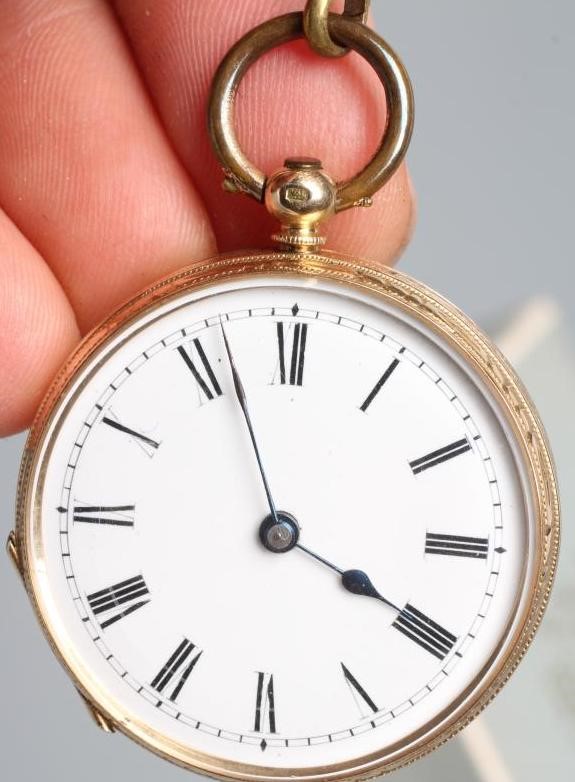 A KEY WIND FOB WATCH Image