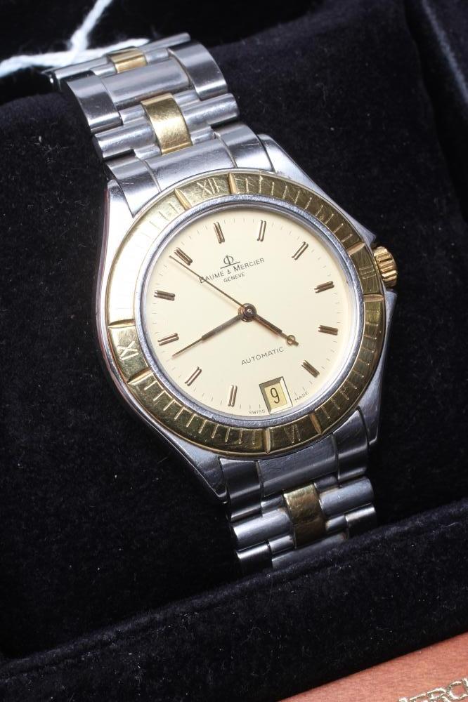 A GENTLEMAN'S BAUME & MERCIER AUTOMATIC WRISTWATCH Image