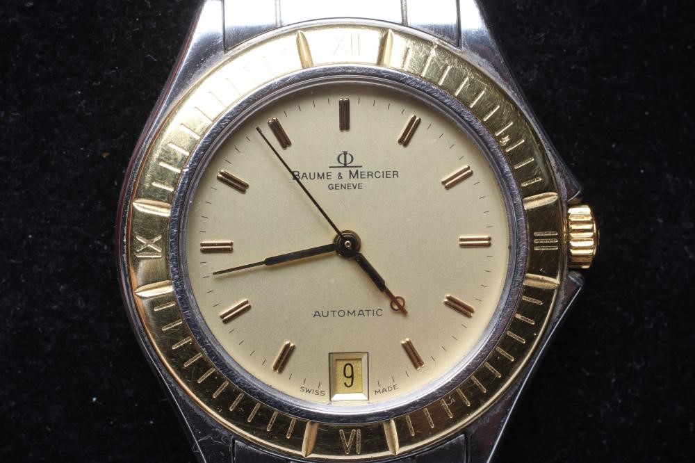 A GENTLEMAN'S BAUME & MERCIER AUTOMATIC WRISTWATCH Image