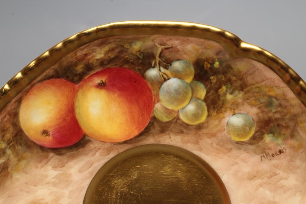 A ROYAL WORCESTER CHINA CABINET TEA CUP AND SAUCER Image