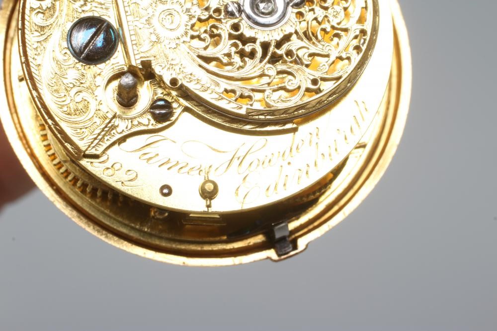A GEORGE III SCOTTISH SILVER GILT PAIR CASED POCKET WATCH Image